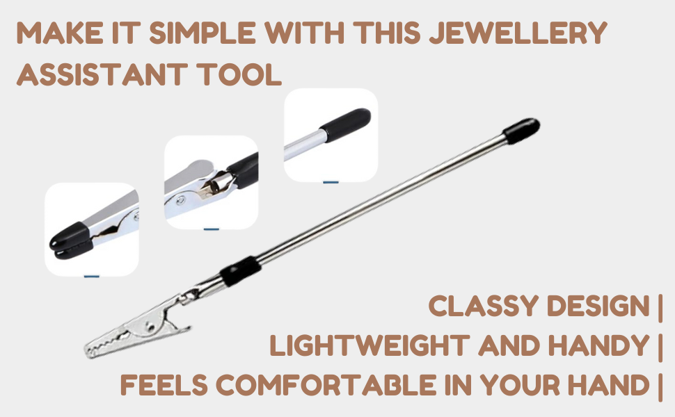 Bracelet Tool and Jewelry Making Kit Hooks Clasp Chain Magnet Pliers