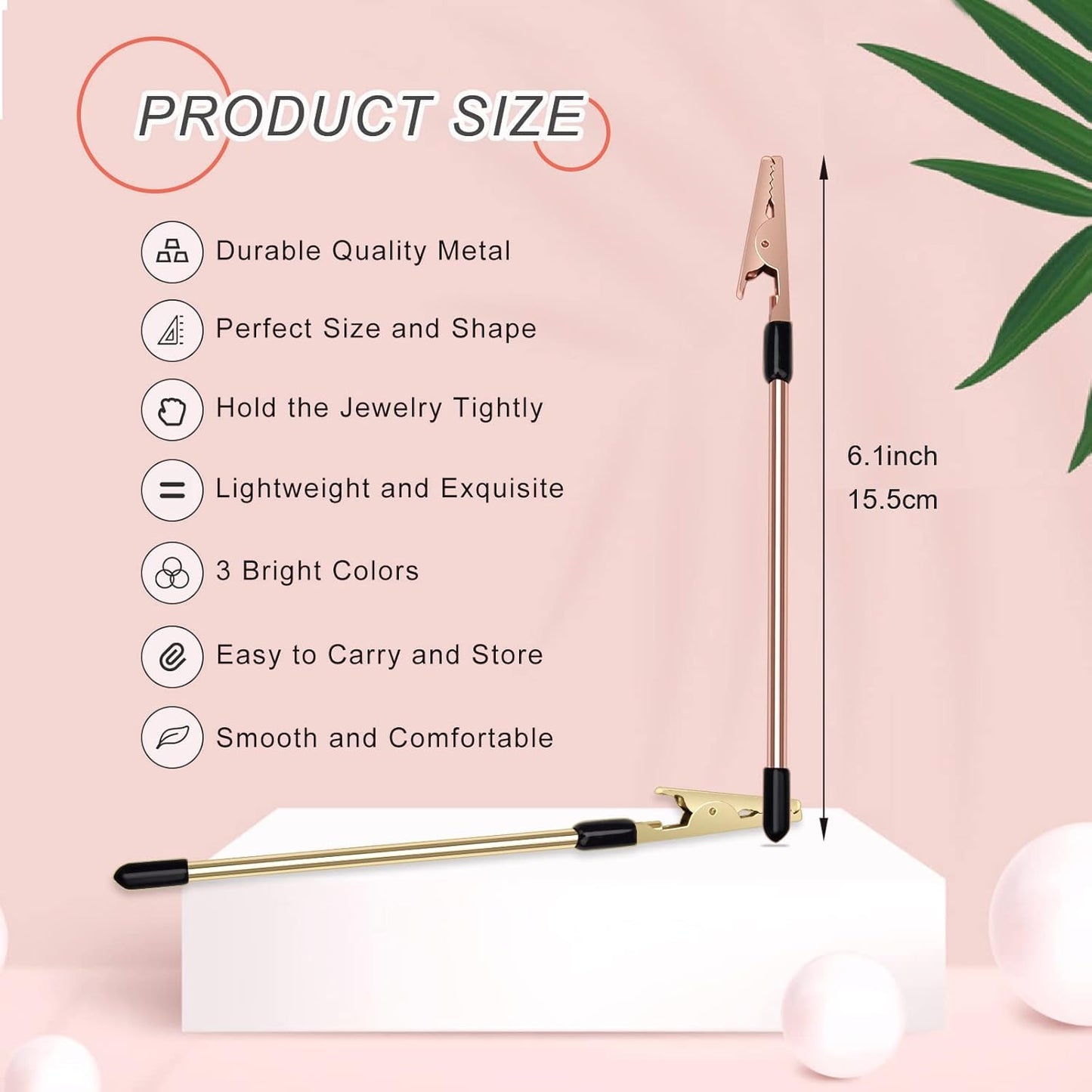 Bracelet Tool and Jewelry Making Kit Hooks Clasp Chain Magnet Pliers