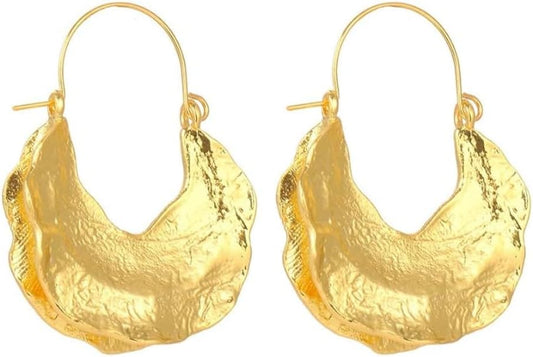 Large Vintage Hoop Earring Bohemian Earrings Dangle Earring